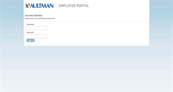 Desktop Screenshot of employees.aultman.org